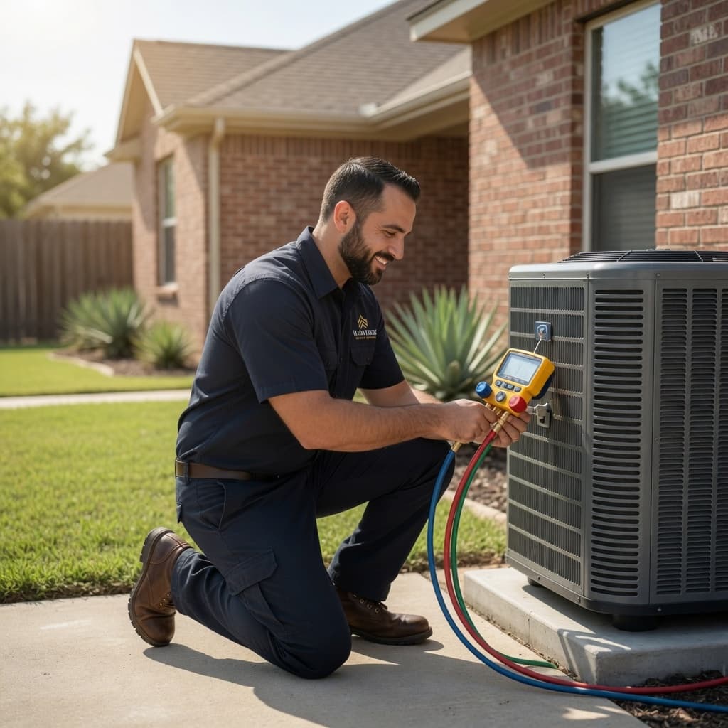 HVAC service concept image